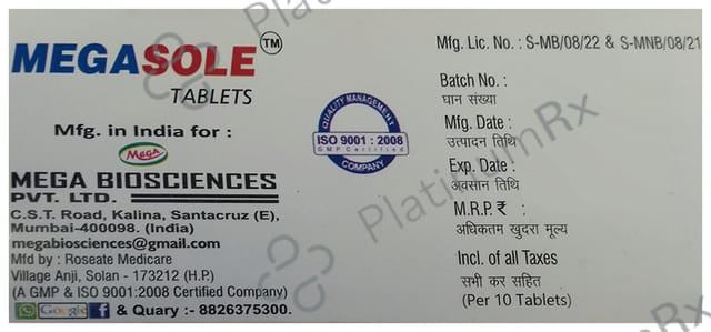 Megasole Tablet