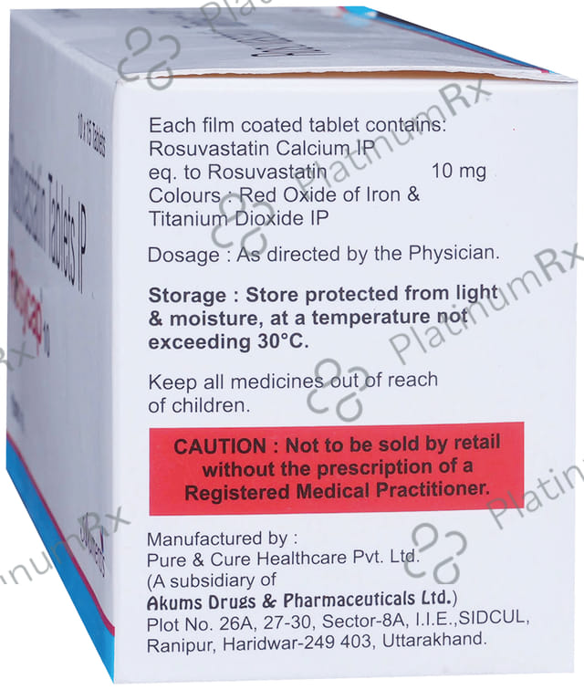 Rosycap 10mg Tablet 15s