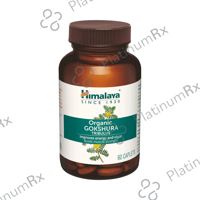 Himalaya Organic Gokshura - Men's Wellness - Helps improve Stamina and Vigour - Caplet