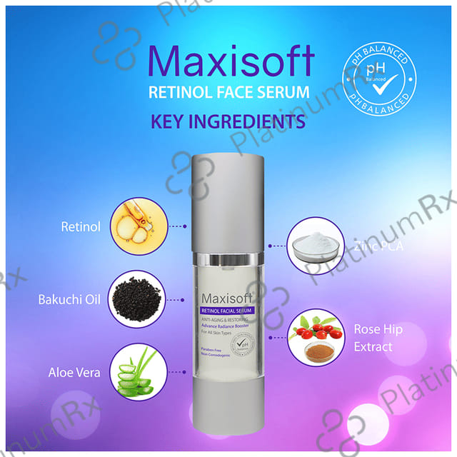 Maxisoft Retinol Face Serum (50ml Each) 1 Bottle