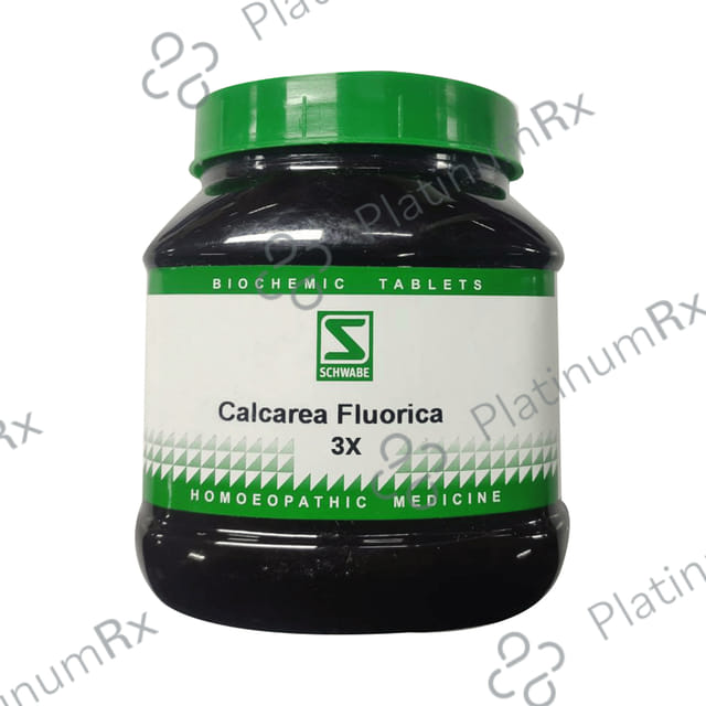 Dr Willmar Schwabe India Calcarea Fluorica Biochemic Tablet 3X 550 gm