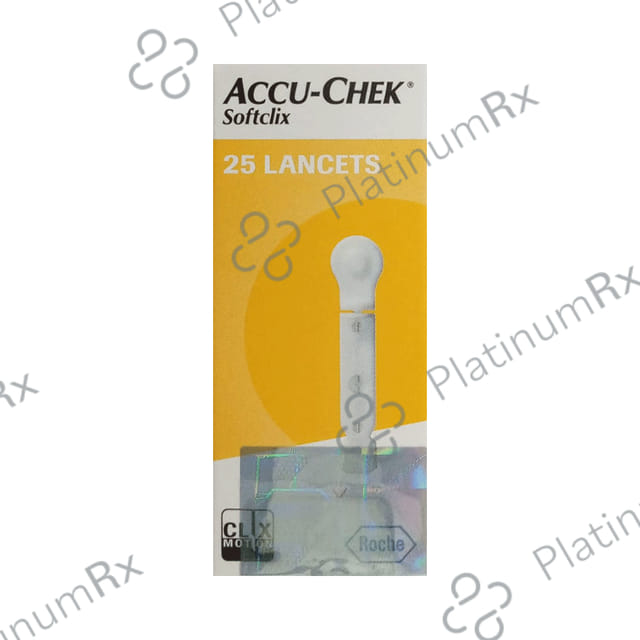 Accu Chek Softclix (Only Lancets) Lancets 25s