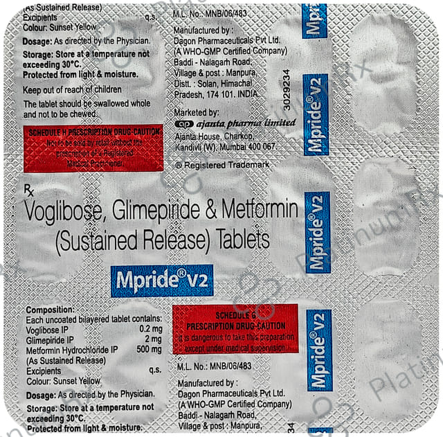 Mpride V2 Tablet SR 15 tablets