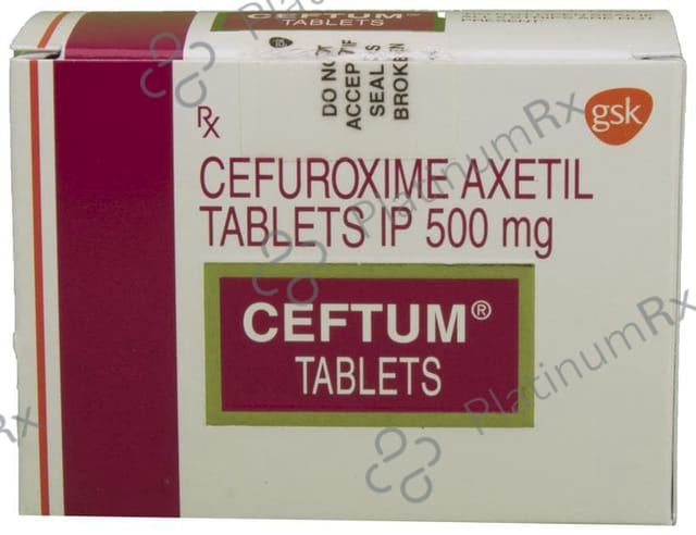 Ceftum 500mg Tablet 4s