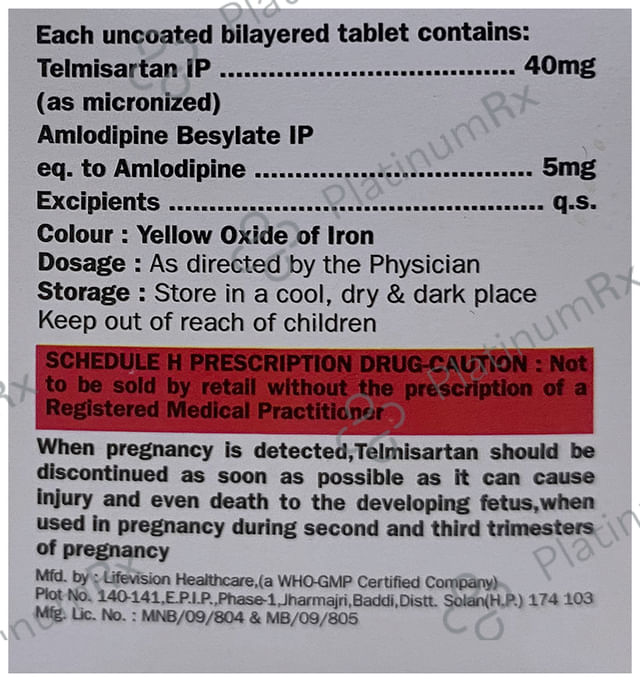 Telonyx AM 40mg Tablet 10s