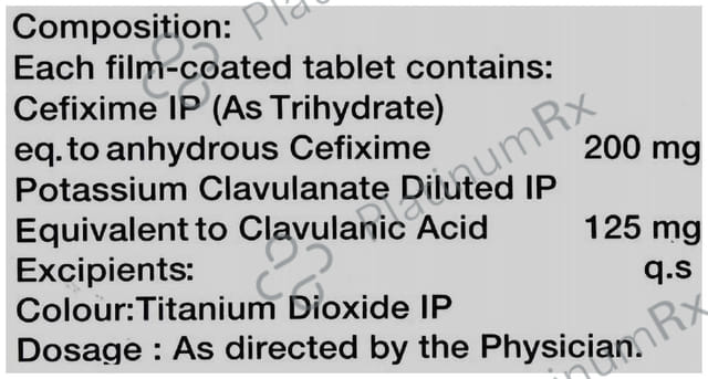 Omnicef O CV 200/125mg Tablet 10s