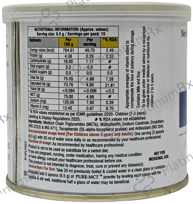 Pure Mct Powder 100gm
