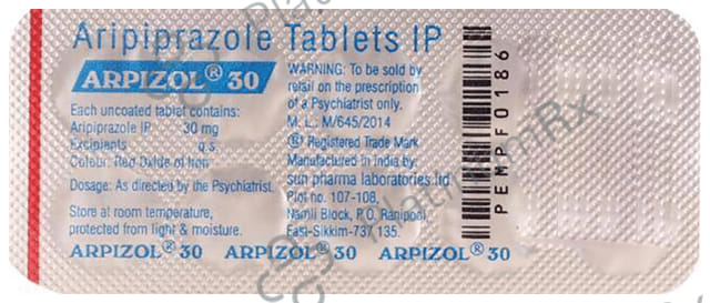 Arpizol 30mg Tablet 10s