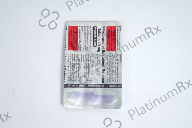 Propenol SR 40mg Tablet 15s