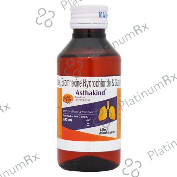 Asthakind Oral Suspension Sugar Free Mango 100ml