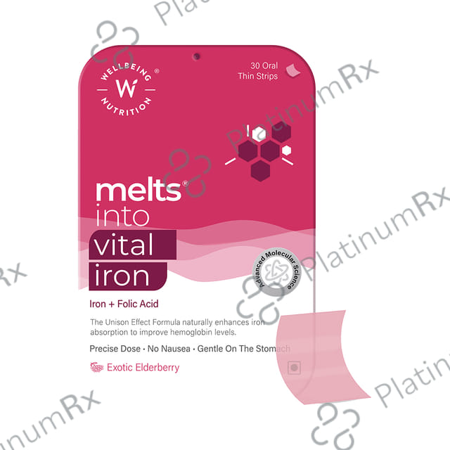 Wellbeing Nutrition Melts into Vital Iron
