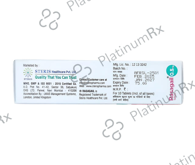 Rasagail 0.5mg Tablet 10s