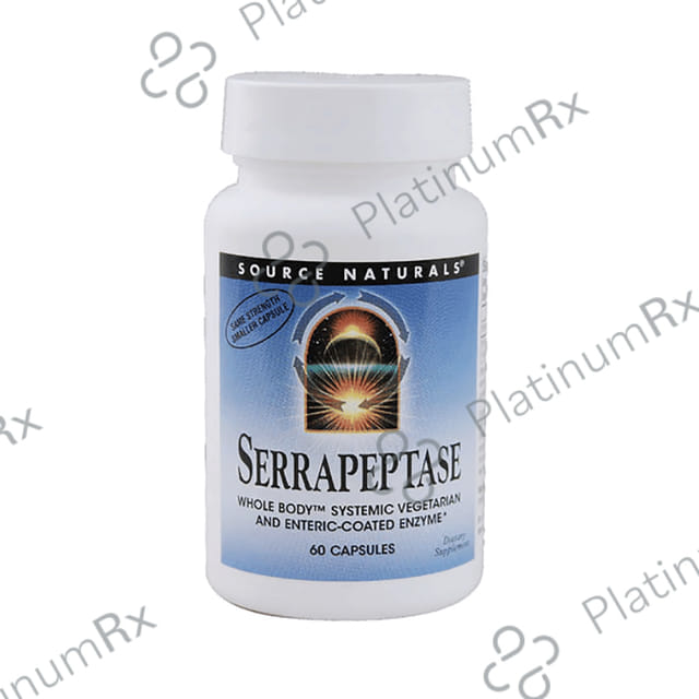 Source Naturals Serrapeptase 500mg Capsule