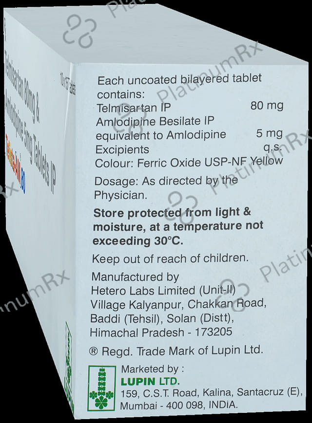 Telista AM 5/80mg Tablet 15s