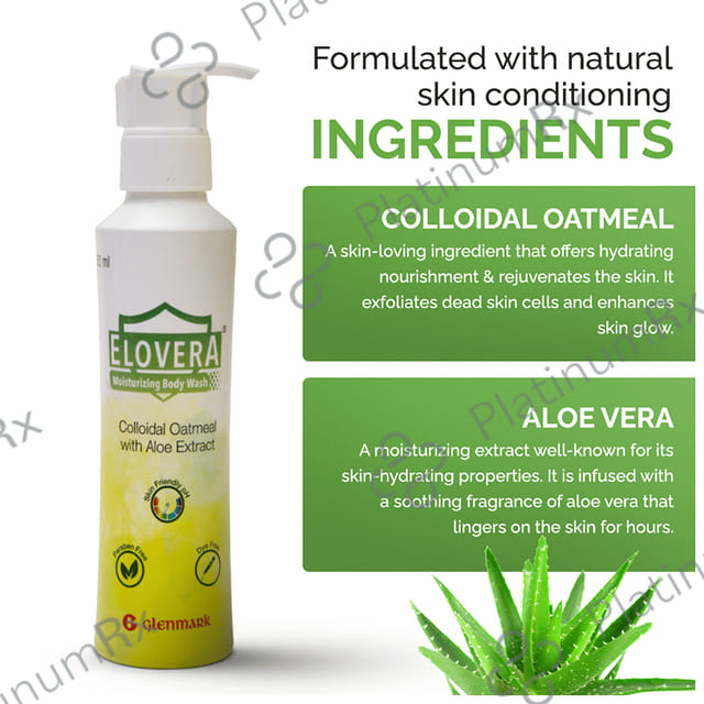 Elovera Moisturizing Paraben Free Body Wash 150ml
