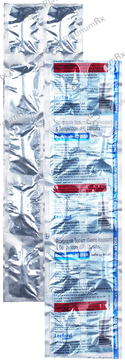 Renvorab D 30/40mg Capsule SR 10s