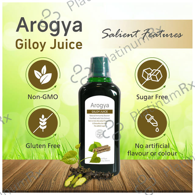Arogya Giloy Juice (1ltr Each) 1 Bottle