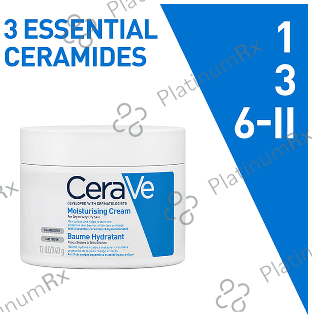 CeraVe Moisturising Cream for Dry to Very Dry Skin 340 gm