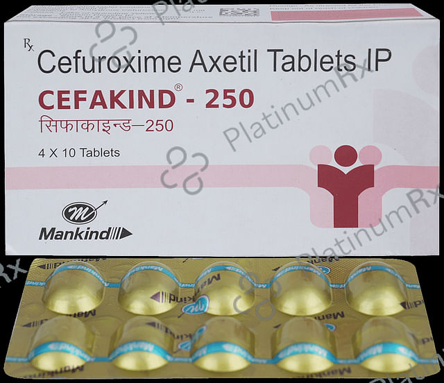 Cefakind 250mg Tablet 10s