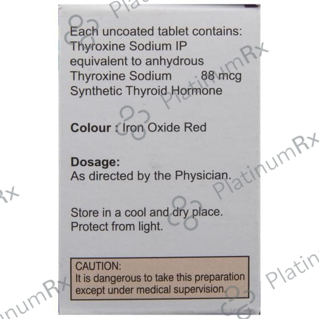 Thyrox 88mcg Tablet 100s