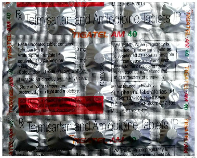 Tigatel AM 5/40mg Tablet 20s