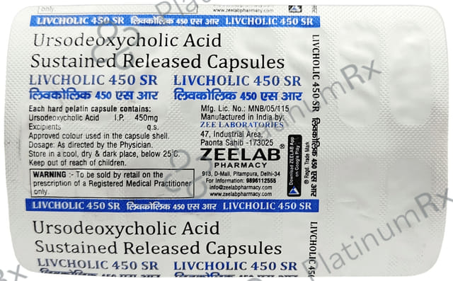 Livcholic 450mg Capsule SR 15s