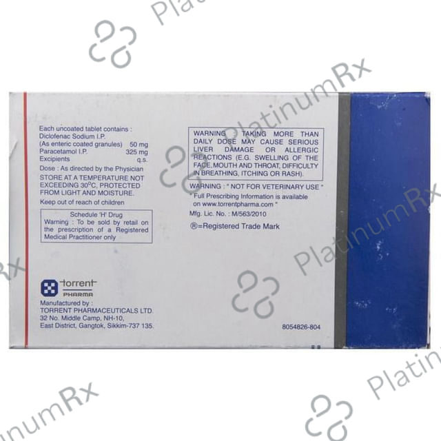 Diclogesic 50mg/325mg Tablet