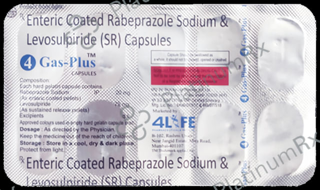 4 Gas Plus 75/20mg Capsule SR 10s