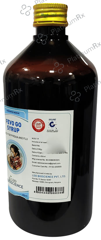 LDD Bioscience Fevo Go Syrup 450 ml