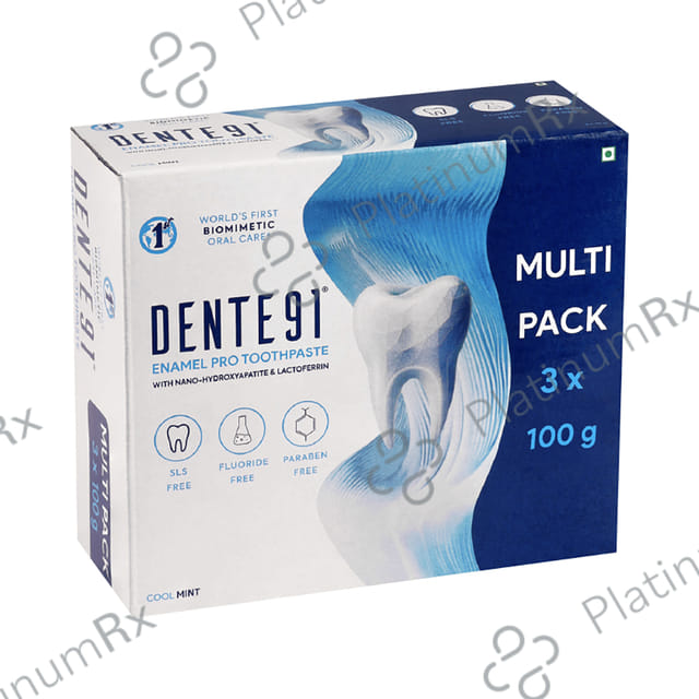 Dente 91 Cool Mint 100gm Toothpaste 3s