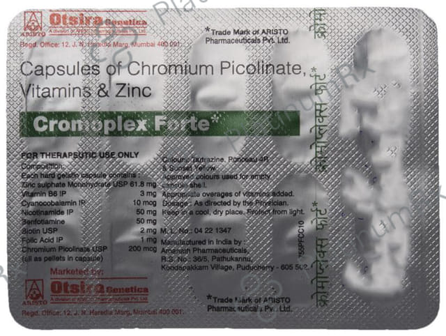 Cromoplex Forte Capsule 10s