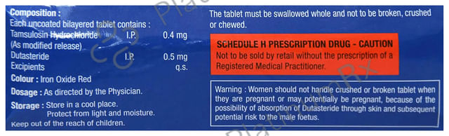 Uritin D 0.4/0.5mg Tablet MR 10s