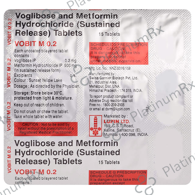 Vobit M SR 500/0.2mg Tablet 15s