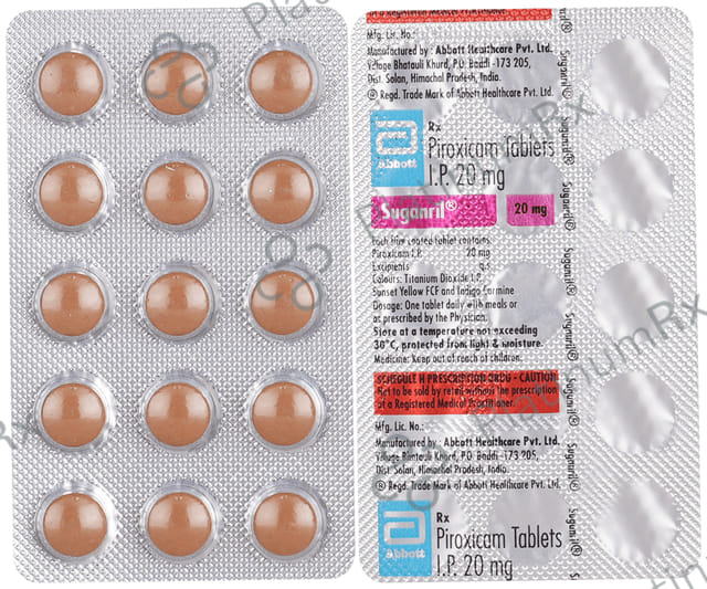 Suganril 20mg Tablet 15s