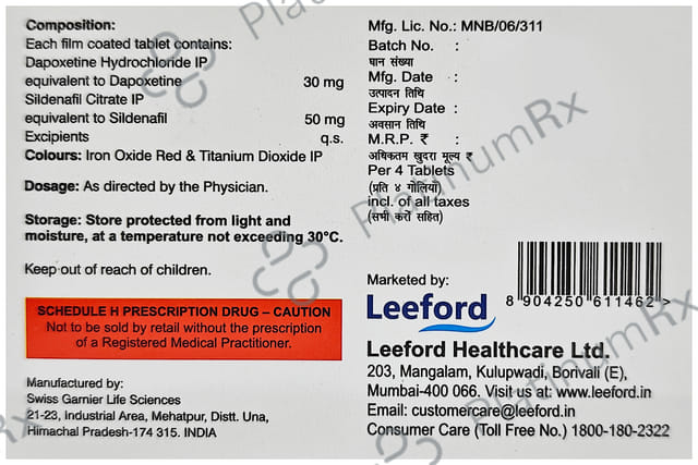 Funtime Gold 50mg/30mg Tablet