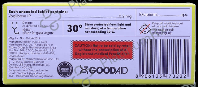 Gliboseaid 0.2mg Tablet 10s