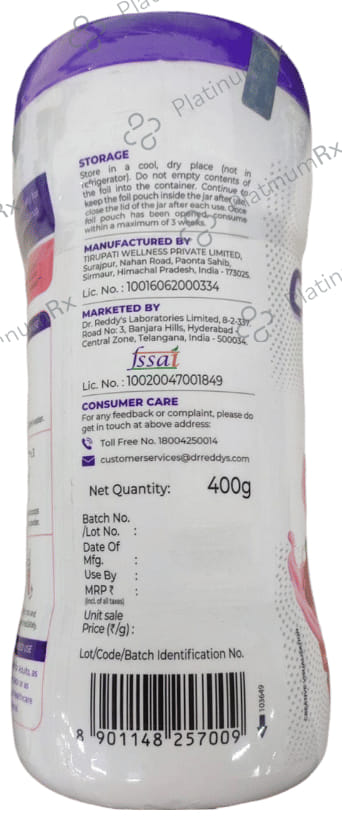 Dr Reddys Celevida DLS Powder Flavour Strawberry 400gm