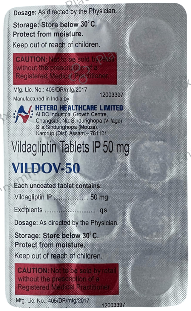 Vildov 50mg Tablet