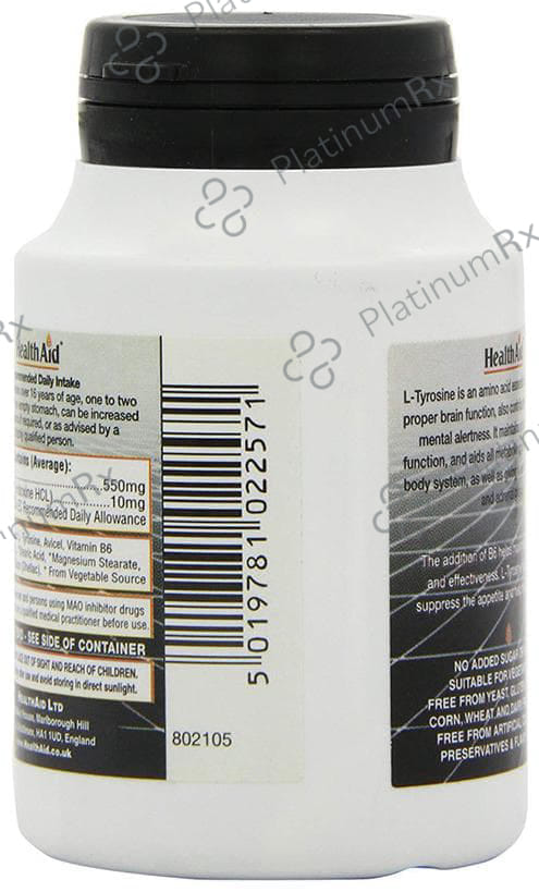 Healthaid L-Tyrosine 550mg Tablet