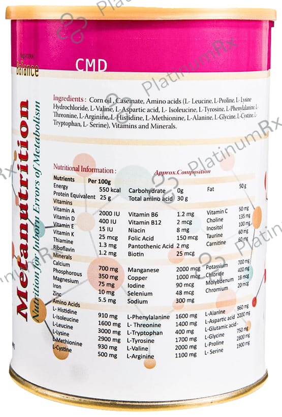 Pristine Balance Metanutrition CMD (Upto 3 Years) Powder Unflavoured