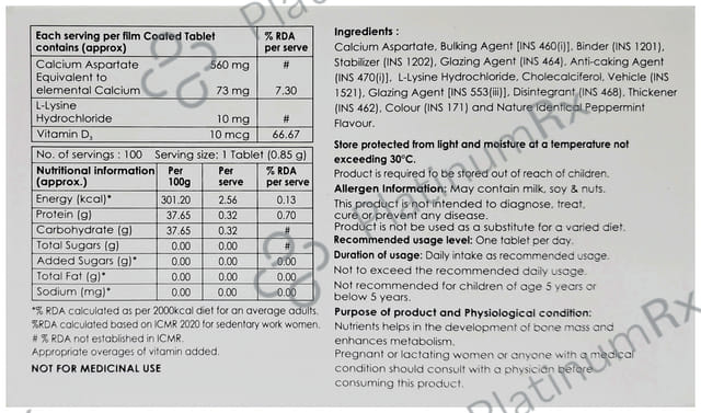 Vehycal Tablet 10s