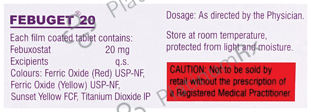 Febuget 20mg Tablet 10s