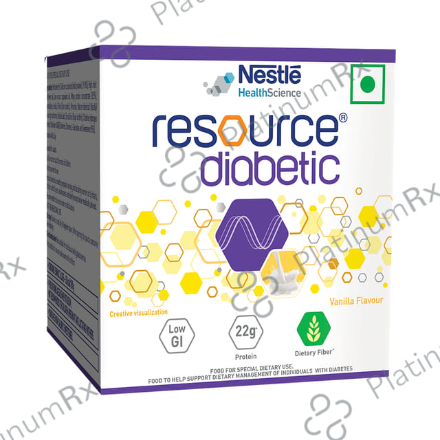 Nestle Resource Diabetic Sachet (50gm Each) with Protein & Fibre - Flavour Vanilla