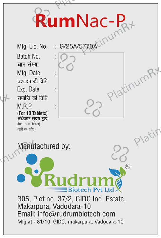 Rumnac 100/325mg P Tablet 10s
