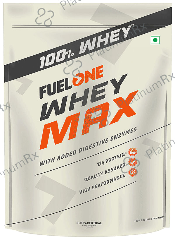 Fuel One Whey Max Protein - 27gm Protein - Flavour Chocolate Powder