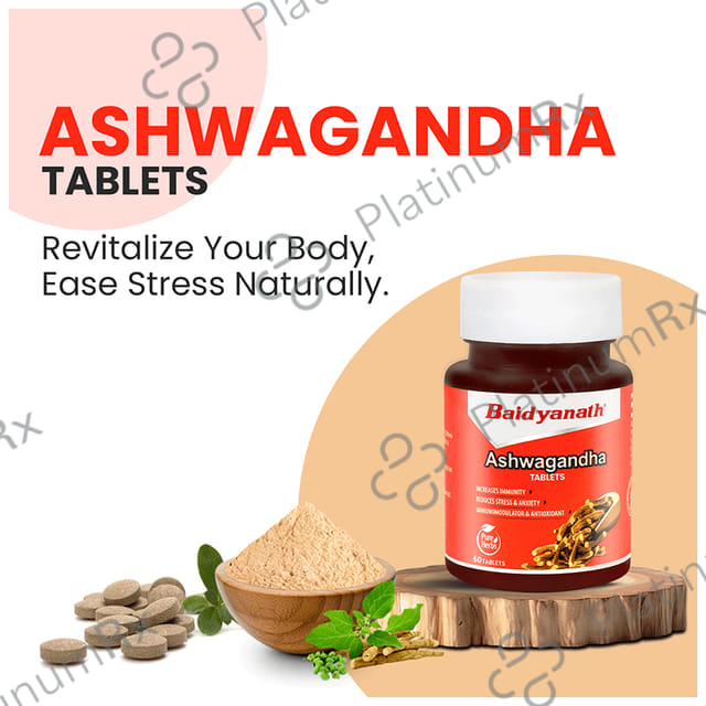 Baidyanath (Noida) Ashwagandha Tablet 60s