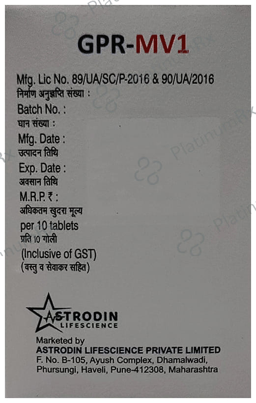 GPR-MV 1 Tablet SR