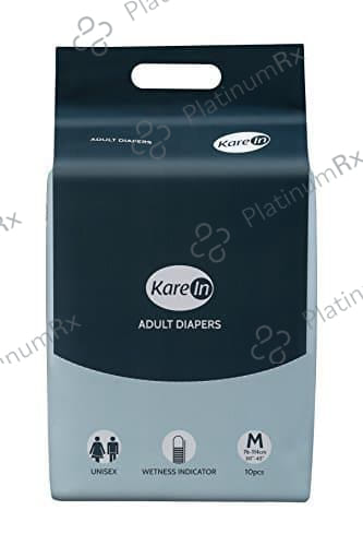 Kare In Unisex Adult Diaper Medium 10s
