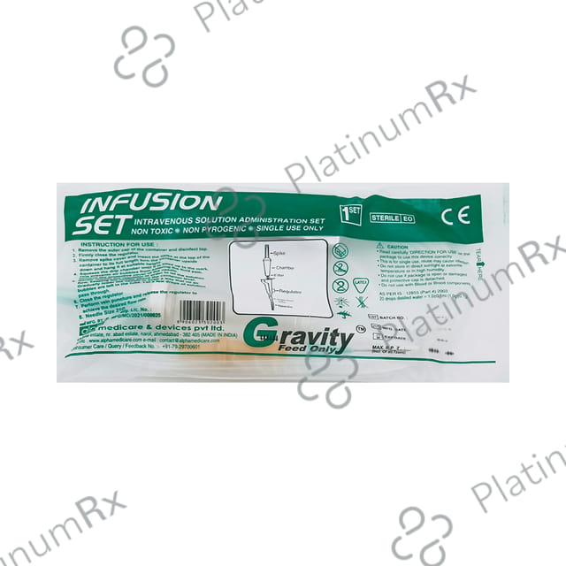 Alpha Infusion Gravity Feed Only Set 1s