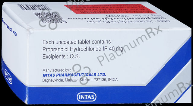 Provanol 40mg Tablet 10s